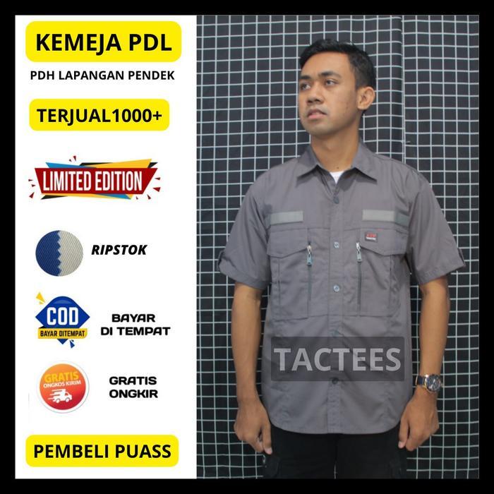 Kemeja PDL Lapangan Tactical Lengan Pendek Outdoor Baju Taktikal Pdh