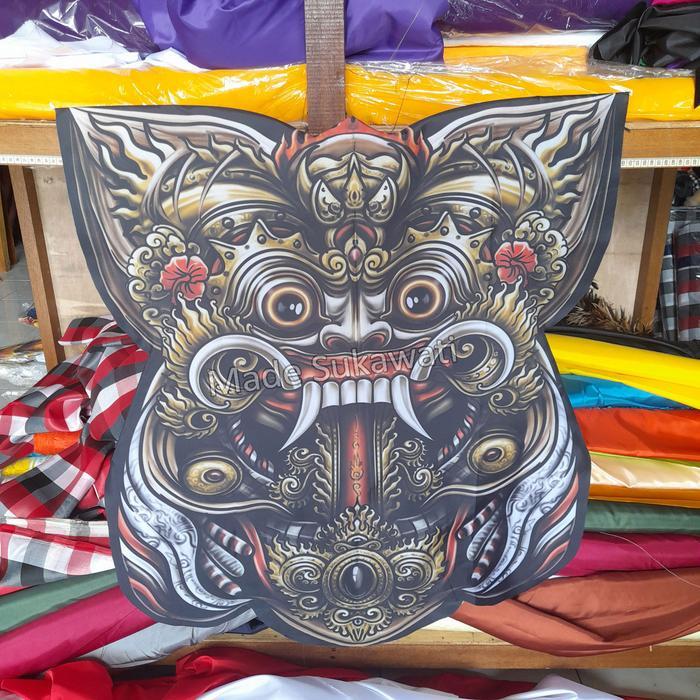 Terlaris Layangan Celepuk Printing Rwa Bhineda Barong Rangda Bongkar Pasang Best Quality