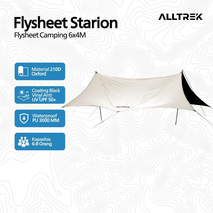 Eiger - ALLTREK Canopy Flysheet Camping STARION Flysheet Anti UV Outdoor