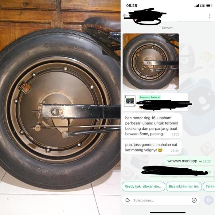 TERJAMIN Wheeldop/ Tutup Velg/ Pelg Sepeda 20