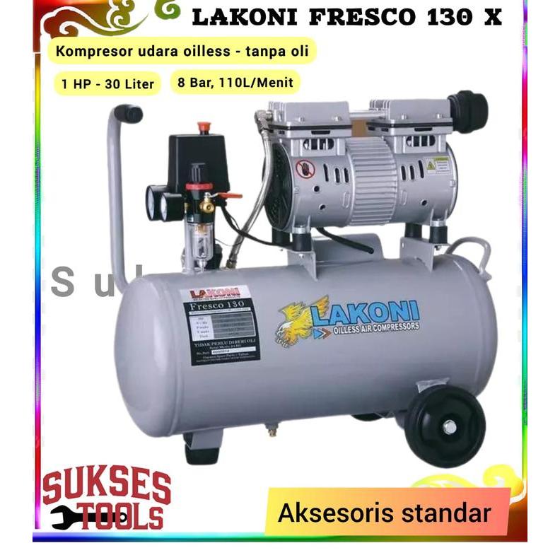 Lakoni Kompressor Oilless Fresco 130 X Kompressor Silent Fresco130 X