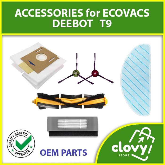 "New" Ecovacs DEEBOT T9 Exchangeable & Sparepart Accessories