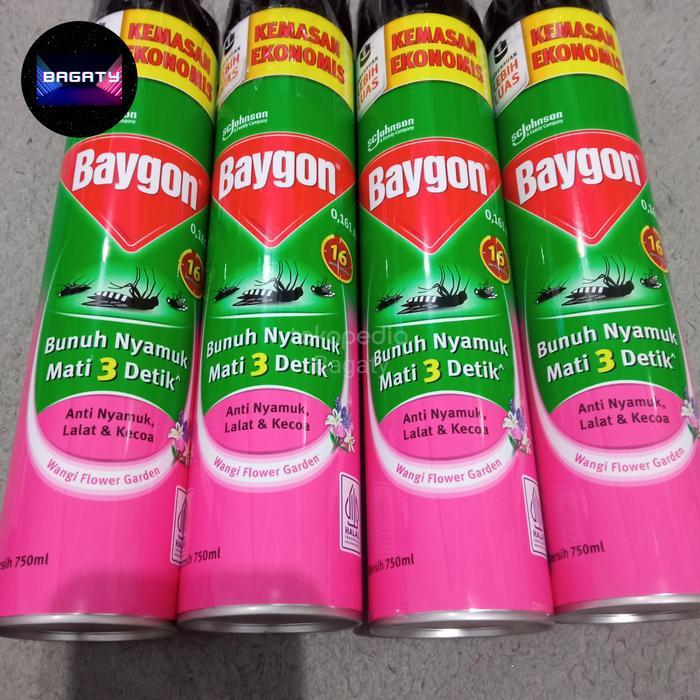 ` Baygon Semprot 750 ml Flower Garden