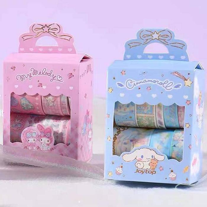 WASHI TAPE SANRIO LICENSE JOYTOP / PITA WASHI SANRIO LUCU ISI 10 PCS