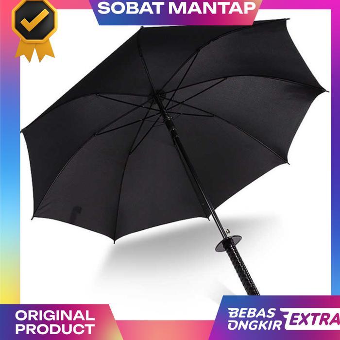Payung Lipat Otomatis Model Samurai Jepang Anti Uv Windproof Premium