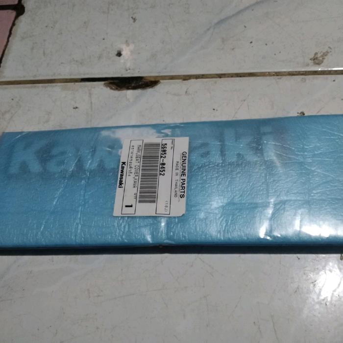 stiker emblem timbul tulisan kawasaki zx130 zx 130 original 56052-0452