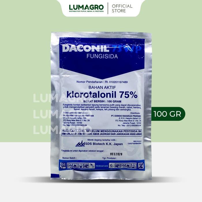 ` Fungisida Daconil 75WP 100gr Pengendali Penyakit Tanaman Cabai