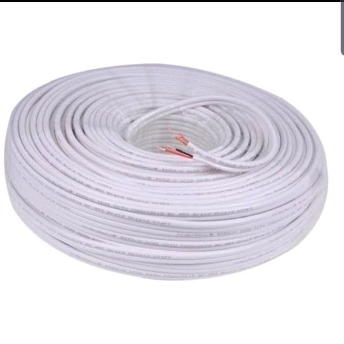KABEL COAXIAL RG59 + POWER 50M KABEL CCTV 50M RG59 + power KABEL RG59 KABEL CCTV MURAH