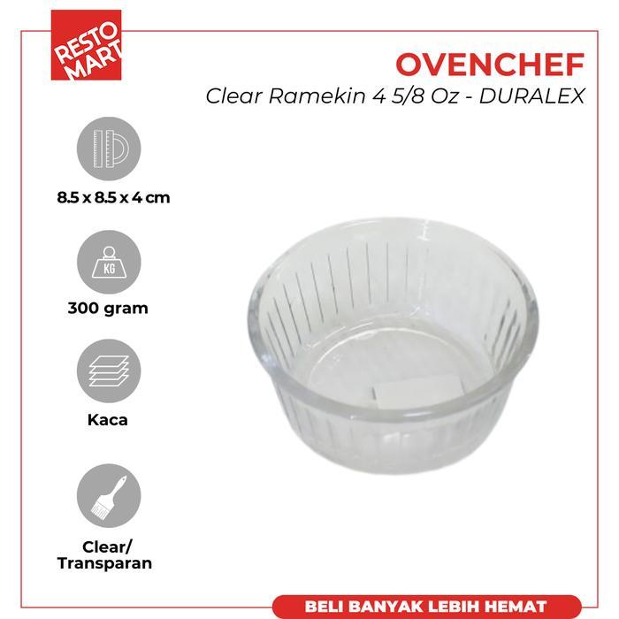 Ovenchef Clear Ramekin 4 5/8oZ DURALEX Kaca (2063124)