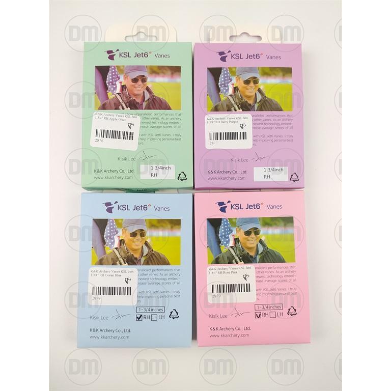 K&K Archery 1-3/4 KSL Jet6 Vanes Recurve Spin wings Panahan