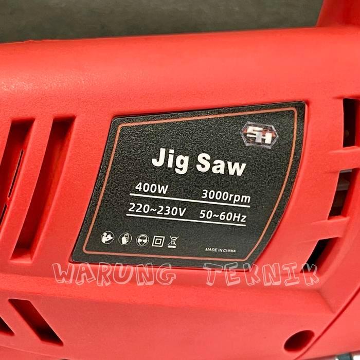 SHINING 55 MM MINI JIGSAW MACHINE - MESIN GERGAJI JIGSAW KECIL UNTUK KAYU TRIPLEK BESI KAPASITAS 55