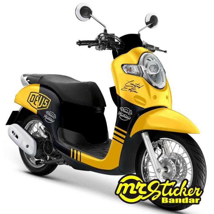 Decal Scoopy Full Body Full Blok New Fi 2017-2020 Deus Ex Machina