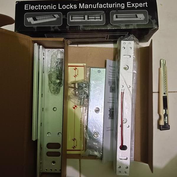 Terbatas Magnetic Lock Emlock + Bracket Zl 600 Lbs Em Lock 280 Kg Magnetic Door Lock Untuk Pintu