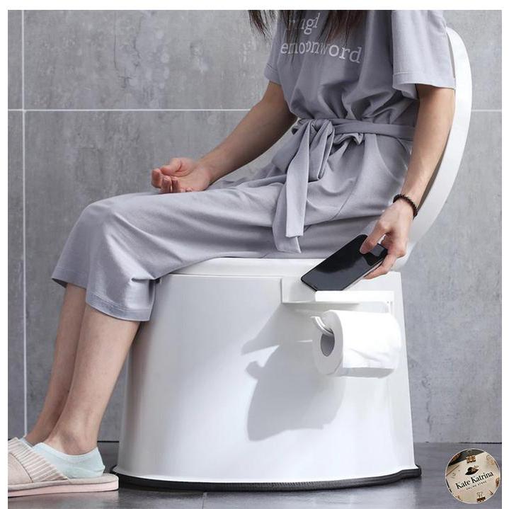 KURSI PISPOT LANSIA WC DUDUK PORTABLE CLOSET JONGKOK KAMAR MANDI ORANG TUA SAKIT IBU HAMIL BUANG AIR