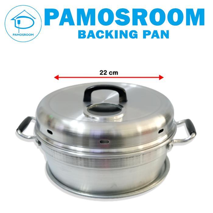 Promo Pamosroom Orchid Loyang Kue 22 Cm 4 Telur Aluminium Baking Pan 22Cm Original