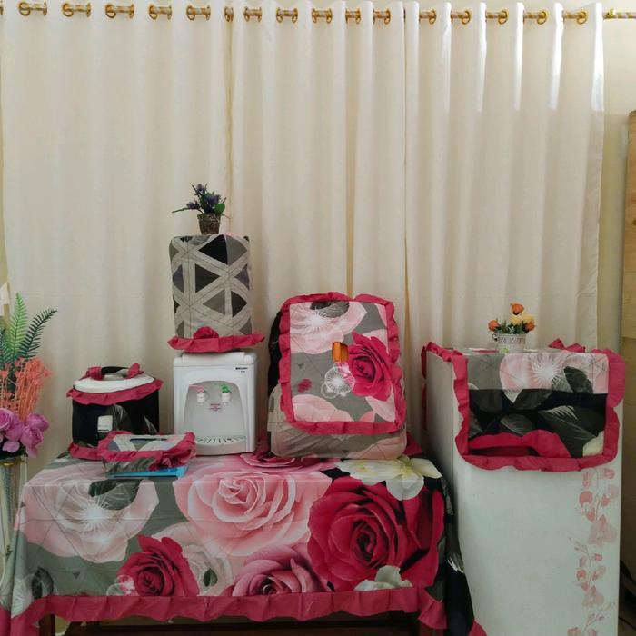 COVER KITCHEN SET + TAPLAK MEJA MAKAN Taplak Meja