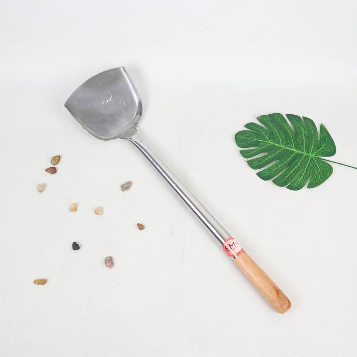Set Alat Masak Jumbo Stainless Steel Spatula Sutil Jumbo Tebal, Irus Jumbo & Serok Stainless Gagang