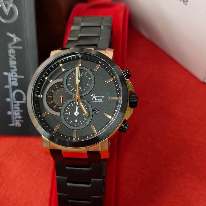 SIAPKIRIM Jam Pria Ac 6563 MC Stainless READY STOCK