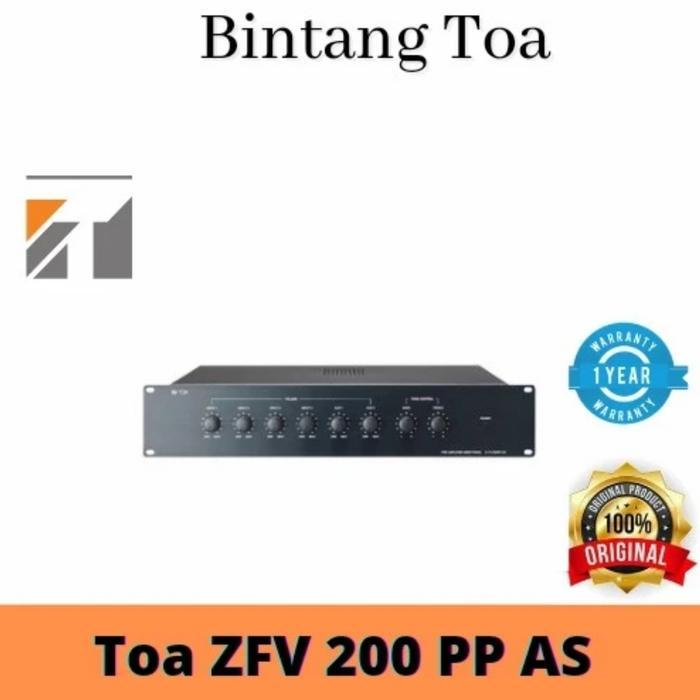 TOA Z-FV200PP-AS (Pre-Amplifier Mixer Panel / Z FV 200 PP AS )