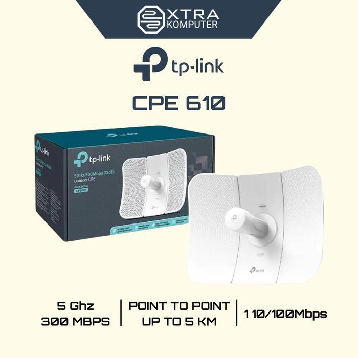 Cpe 610 Tp-Link 5Ghz 300Mbps 23Dbi Outdoor Cpe Cpe610