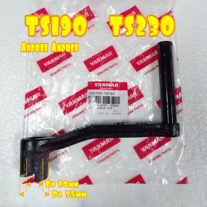 Ts-190 Ts-230 Starting Handle Engkol Yanmar Ts230 Ts 190 230 Original