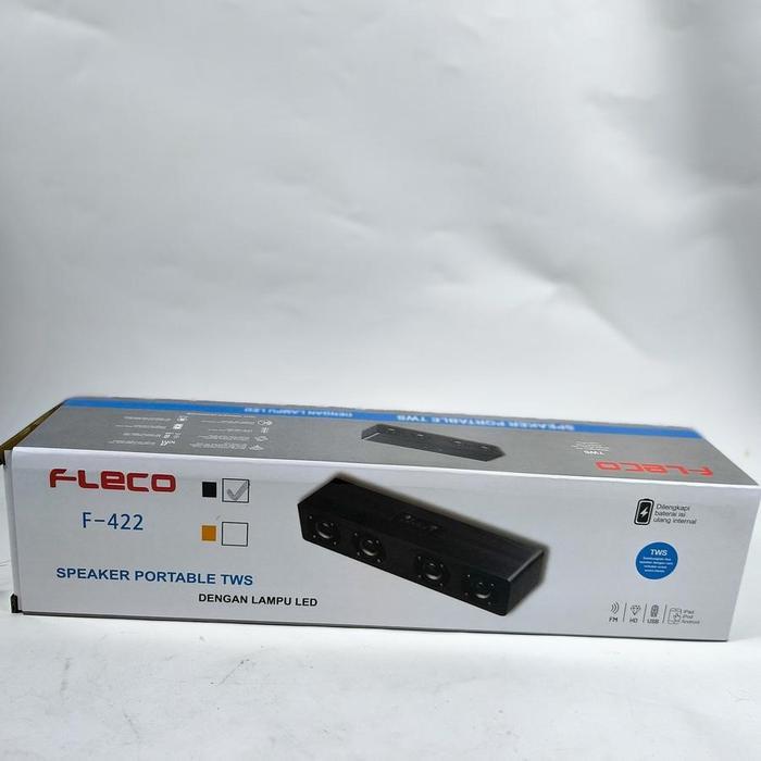 Soundbar Super Bass Fleco F-422 / Speaker TV Full Bass / Speaker Panjang Soundbar Bluetooth