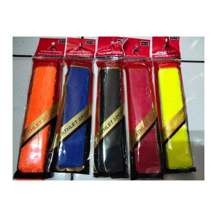 Grip Handuk Badminton Athlet - Grip Raket Handuk Athlet Sport Original Harga Grosir ISI 60