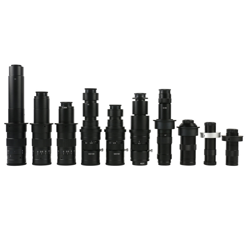 100X 130X 180X 200X 300X 500X Adjustable Continuous Zoom C Mount