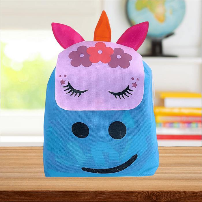 Younger_Shop Tas Souvenir Ultah Anak Benetton ( Isi 12 ) Goodie Bag Ransel Birthday Tas Spunbond