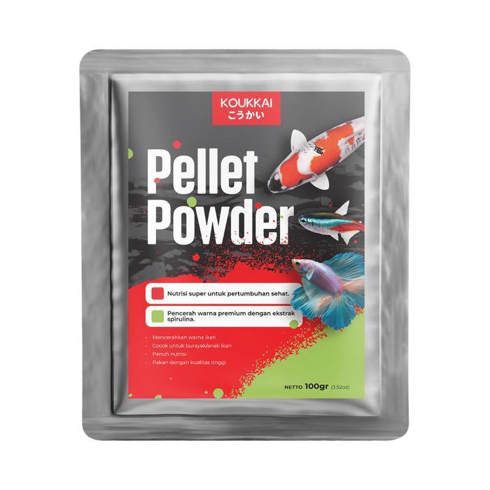 Pelet Bubuk Pakan Burayak Koi , Cupang, Koki , Louhan , Tetra , Guppy