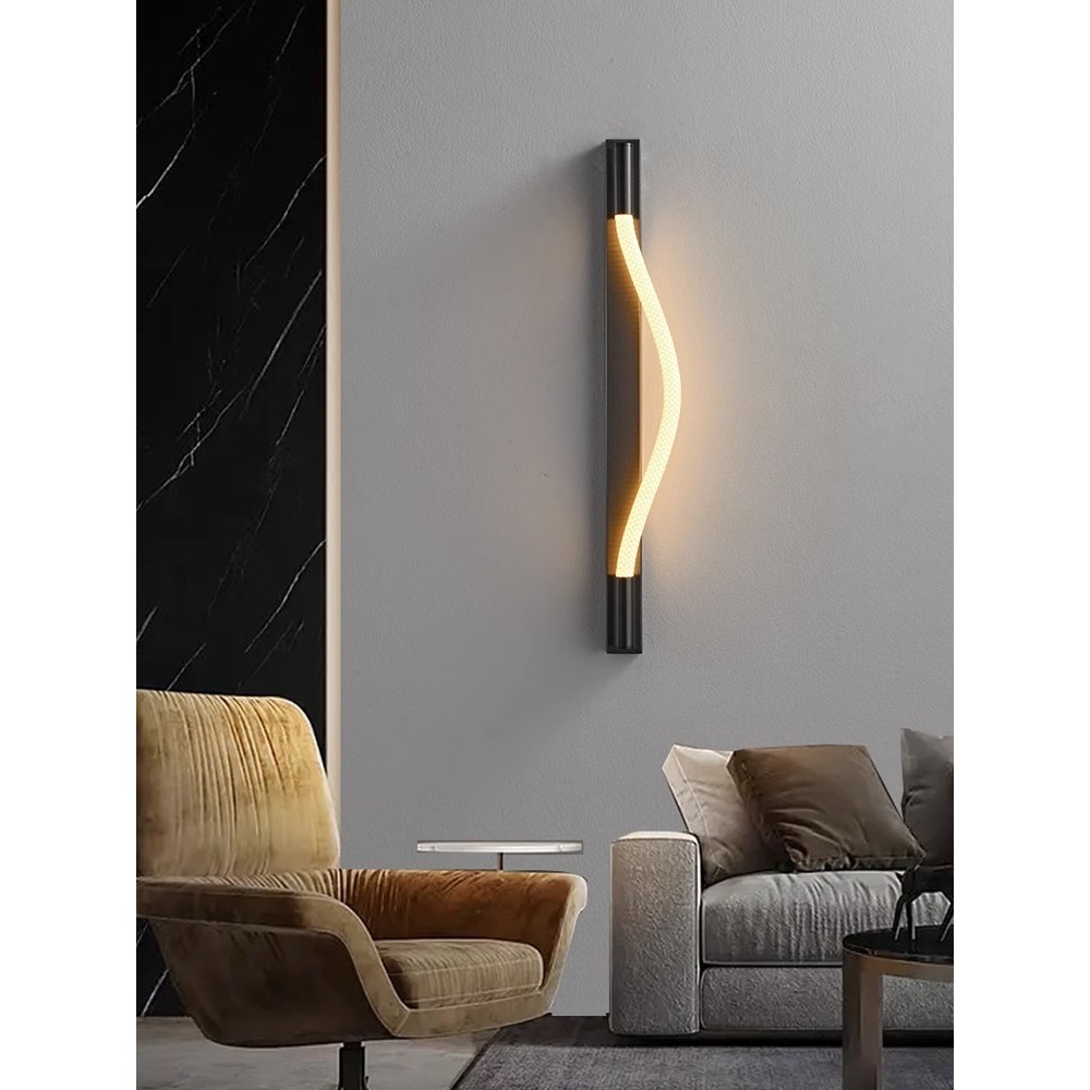 . Dimmable Led Outdoor Waterproof Wall Lamp Flexible Fabric Rope Wall -