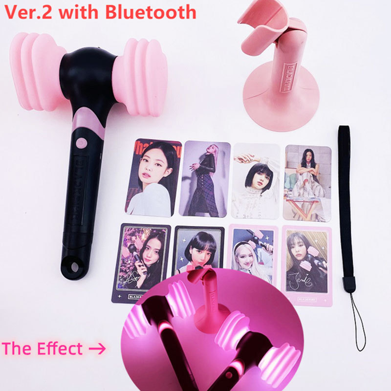 . Official Black Pink Lightstick Concert Light Glowing Hammer Glow -