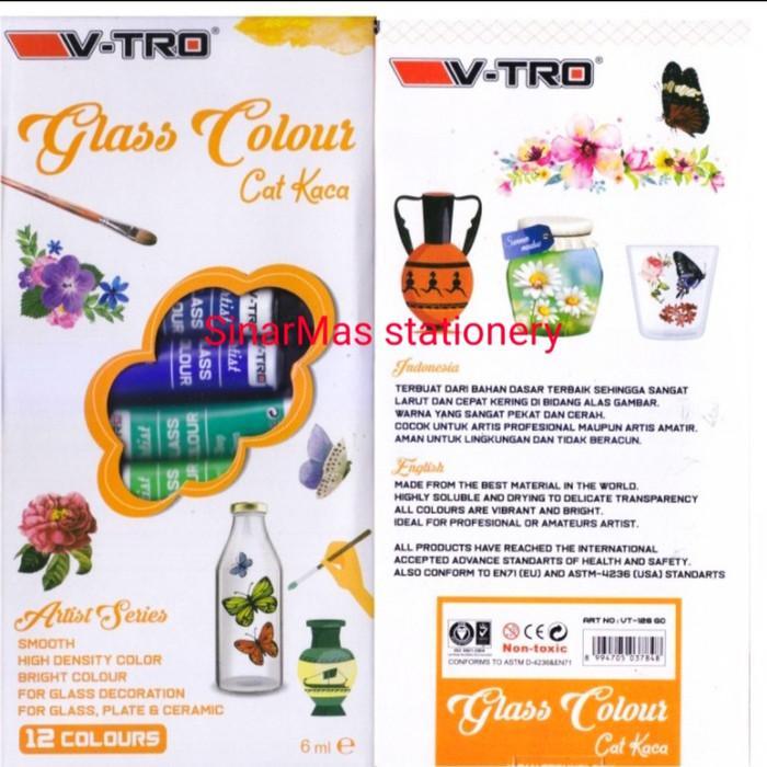Jual Rugi Oil Colour / Cat Minyak V Tro 12 Warna 6 Ml / Alat Melukis Cat Minyak