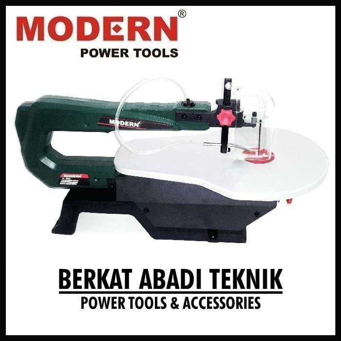 storejayabaru MODERN M-400 A Scroll Saw 16" Gergaji Triplek Ukir Jigsaw Duduk Mesin