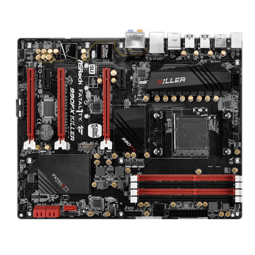 . 990Fx Motherboard Asrock 990Fx Killer Am3+ Motherboard 4Xddr3 5Xsata3 -