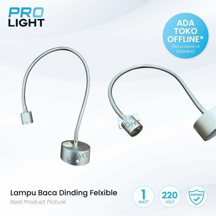 LAMPU BACA DINDING KAMAR SPIRAL FLEXIBLE - BED SIDE WALL LAMP LIGHT