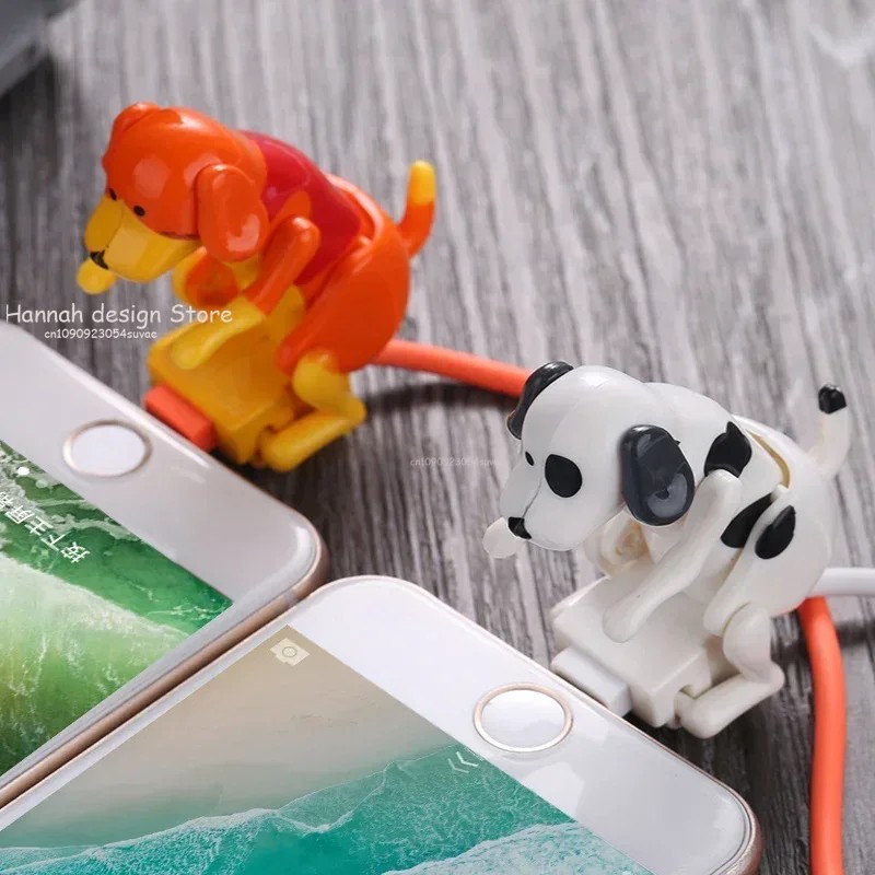 Cute Stray Dog Charging Cable Dog Smartphone USB C Cable Type-C Phone Charger Mini Hump Point Dog