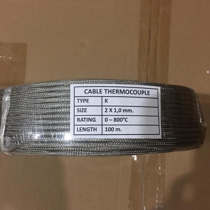 Kabel thermocouple type k 2 x 1.0mm (Meteran)