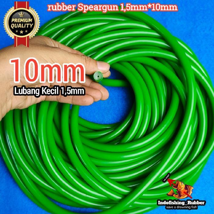Karet Panah Ikan 10mm PREMIUM GRADE A Tebal Lubang 1,5mn diameter 10mm