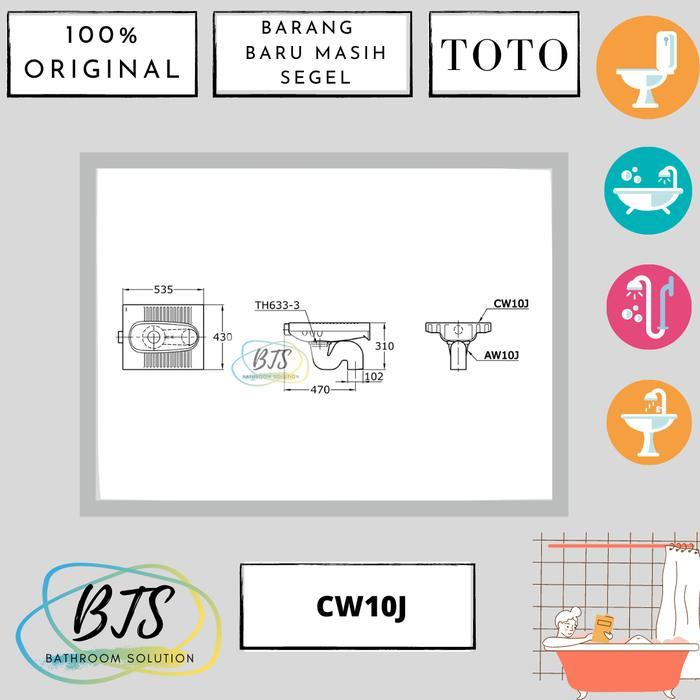 KLOSET JONGKOK TOTO CW10J / CW 10 J