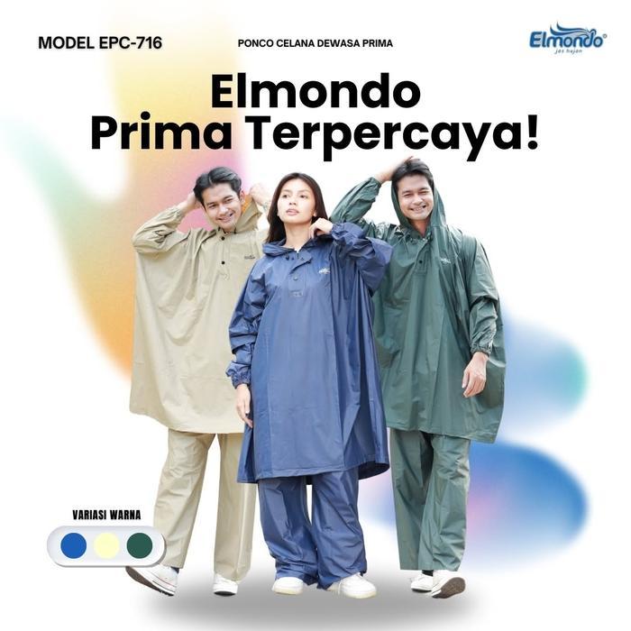 Jas Hujan Stelan Jas Hujan Ponco Celana Elmondo Prima 716 Jas Hujan Pria Wanita Jas Hujan Celana Jas