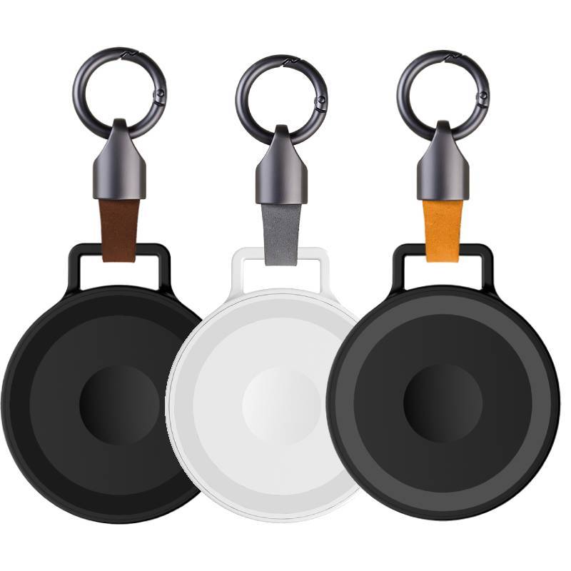 3 in 1 Charging Station Wireless Charging Pad With Key Chain Travel Mini Wireless Charger for iPhone