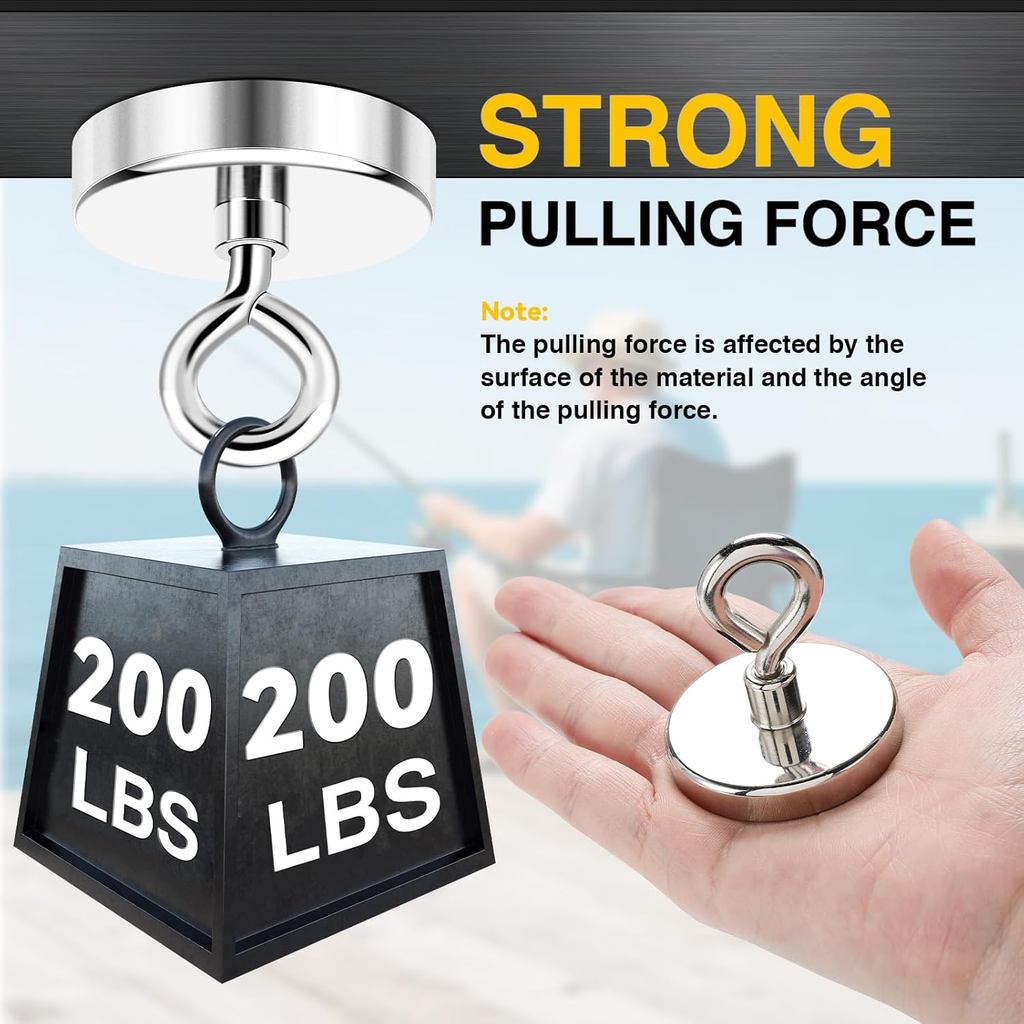 MAGFIX Powerful Strong Neodymium Fishing Magnet Imanes Neodymium Magnet Salvage Magnet for Magnetic