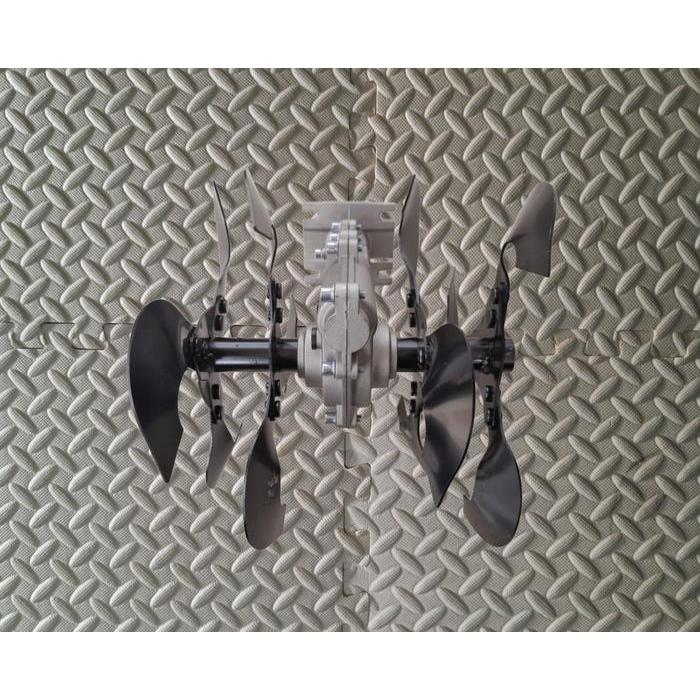 328 Mini Tiller Head Cakar Baja Model Sekop Potong Rumput 26mm Suri 4 Suri 9 SOK