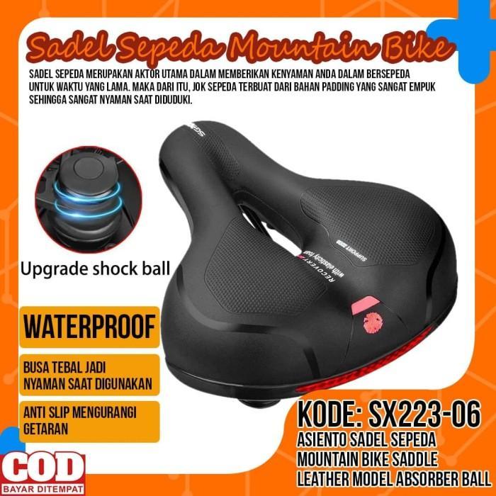 Sadel Jok Sepeda MTB Montaint Lipat Racing Foldable Lebar Waterproof