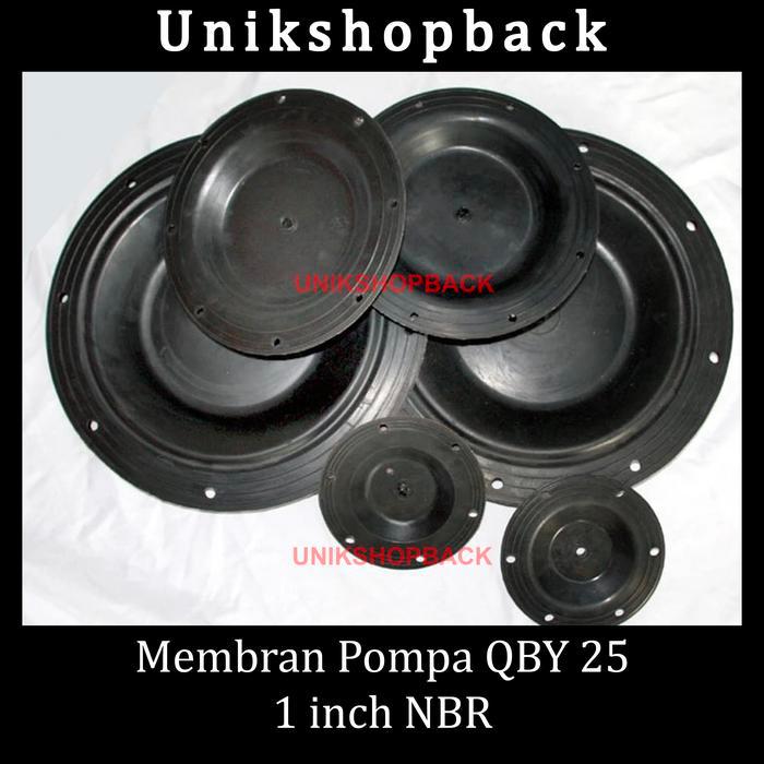 Ada Stok Membran pompa QBK/QBY 25 (QBK25/QBY25) 1 inch diaphragm NBR/PTFE