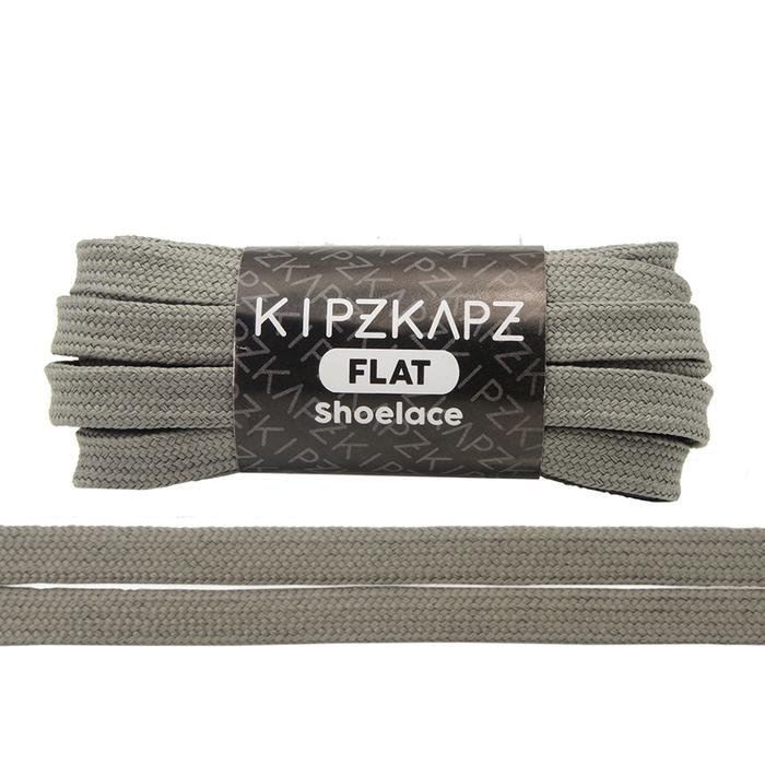 KIPZKAPZ F3 GREY - 90CM - TALI SEPATU PIPIH / FLAT SHOELACE 8MM