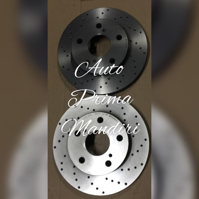 Rotor brake disc brembo innova hilux sc drilled drill *