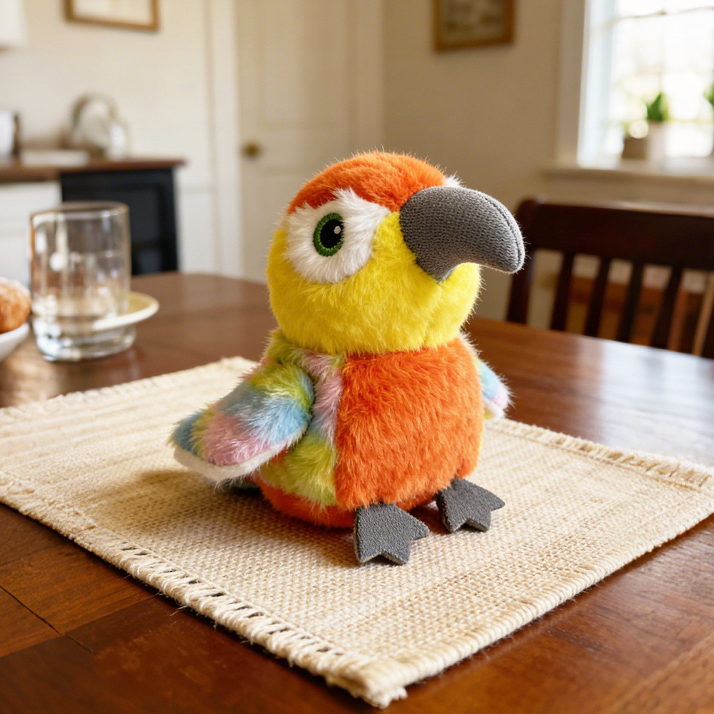 Electric Plush Toys, Angry Parrots That Can Talk and Sing, Pat-pat Birds, Electronic Pets Gifts for