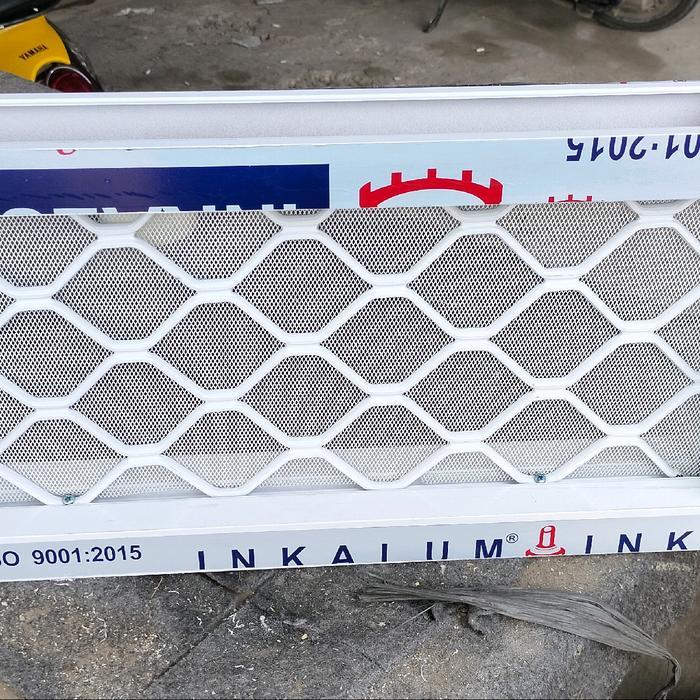 "New" boven 25 x 60 ventilasi kisi2 kamar mandi wc toilet jendela loster aluminium kawat nyamuk